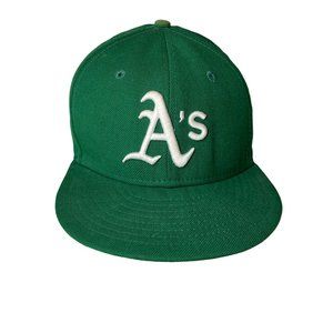 Oakland Athletics New Era Green Authentic On-Field 59FIFTY Fitted 7 1/4